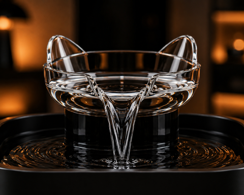 Petunique™ Smart Trinkbrunnen Schwarz