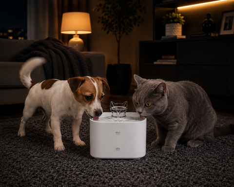 Petunique™ Smart Trinkbrunnen Weiß